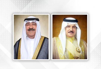 جلالة الملك المعظم يتلقى برقية شكر جوابية من سمو أمير دولة الكويت