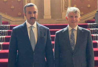 وكيل وزارة الخارجية للشؤون السياسية يجتمع مع مدير عام شؤون الشرق الأوسط بوزارة الخارجية البريطانية