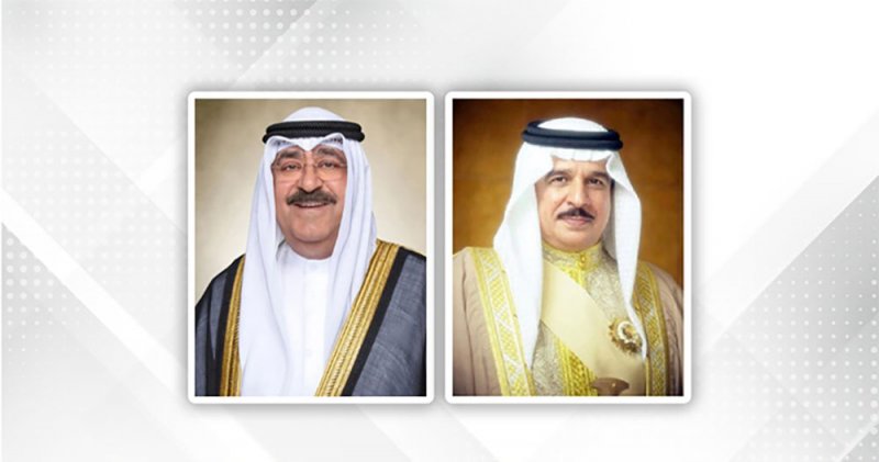 جلالة الملك المعظم يتلقى برقية شكر جوابية من سمو أمير دولة الكويت