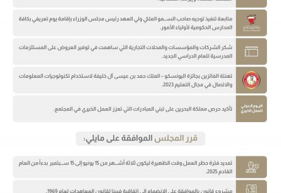 مجلس الوزراء: حظر العمل وقت الظهيرة من 15 يونيو إلى 15 سبتمبر بدءا من 2025