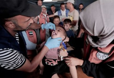 الإمارات تبدأ حملة تطعيم طارئة ضد شلل الأطفال في غزة