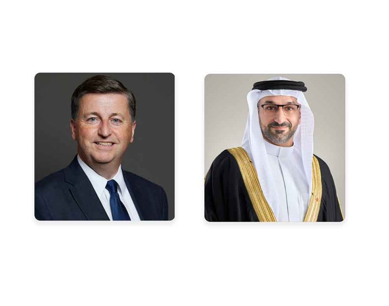 اتصال هاتفي بين وزير الصناعة والتجارة ووزير السياسة التجارية والأمن الاقتصادي البريطاني