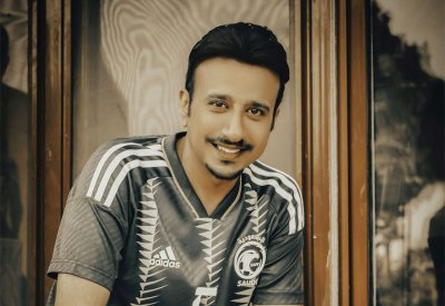محمد المشعل يدعم المنتخب السعودي