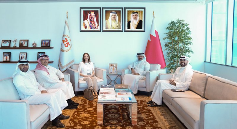 وزير الصناعة والتجارة يستقبل القنصل الفخري لمملكة بلجيكا لدى مملكة البحرين