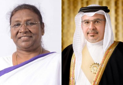 سمو ولي العهد رئيس مجلس الوزراء يتلقى برقية شكر جوابية من رئيسة جمهورية الهند