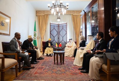 وزير الخارجية يلتقي بوزير الشؤون الخارجية والتعاون الدولي في جمهورية جزر القمر