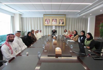 وزيرة الصحة تستقبل رئيس جامعة الخليج العربي