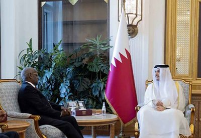 رئيس الوزراء القطري يبحث مع رئيس وزراء جيبوتي العلاقات الثنائية بين البلدين