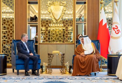 سمو ولي العهد رئيس مجلس الوزراء: العلاقات والروابط الوثيقة بين مملكة البحرين والمملكة المتحدة آخذةٌ في التطور والنماء نحو آفاق أكثر اتساعًا وشمولًا