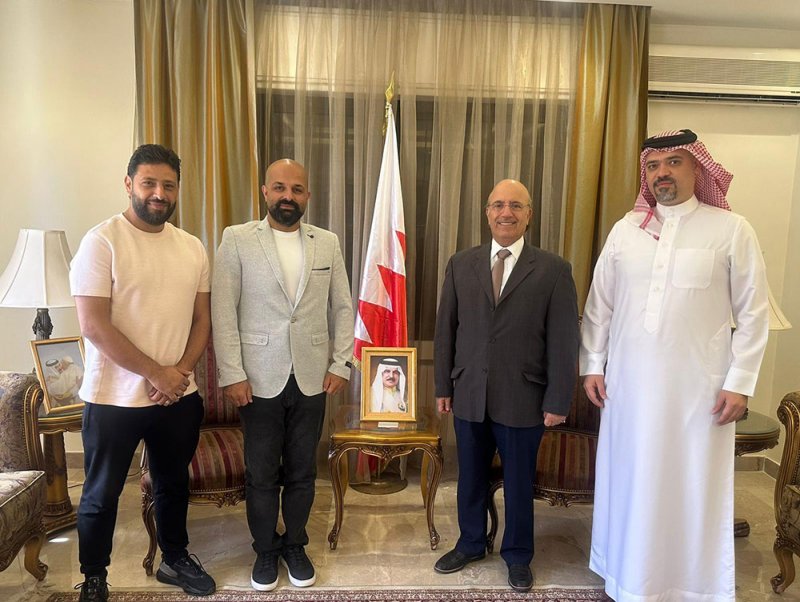 سفير البحرين في دمشق يبحث مع وفد رياضي سوري آفاق التعاون في المجال الرياضي