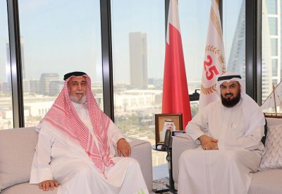 رئيس الأوقاف السنية يستقبل المشرف العام للتنسيق والمتابعة لجائزة صاحب السمو الملكي الأمير خليفة بن سلمان آل خليفة القرآنية