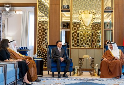 سمو ولي العهد رئيس مجلس الوزراء رئيس مجلس التنمية الاقتصادية يستقبل الأعضاء السابقين لمجلس إدارة مجلس التنمية الاقتصادية ويثني على جهودهم