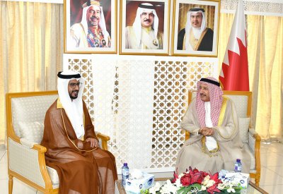 محافظ المحرق يستقبل سفير دولة الإمارات العربية المتحدة لدى مملكة البحرين
