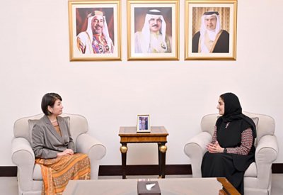 مستشار جلالة الملك المعظم للشؤون الثقافية والعلمية تستقبل السفيرة اليابانية
