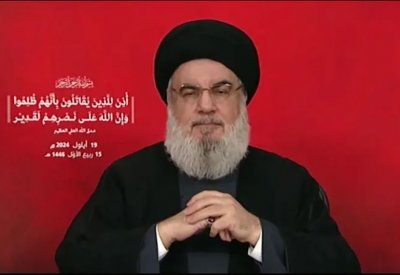 نصرالله يقر بضربة أمنية كبيرة.. وتزامنا غارات إسرائيلية وهمية فوق بيروت