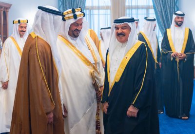 جلالة الملك المعظم يشرف حفل زواج سمو الشيخ سلطان الدين بن محمد بن سلمان آل خليفة