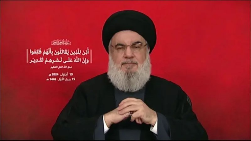 نصرالله يقر بضربة أمنية كبيرة.. وتزامنا غارات إسرائيلية وهمية فوق بيروت