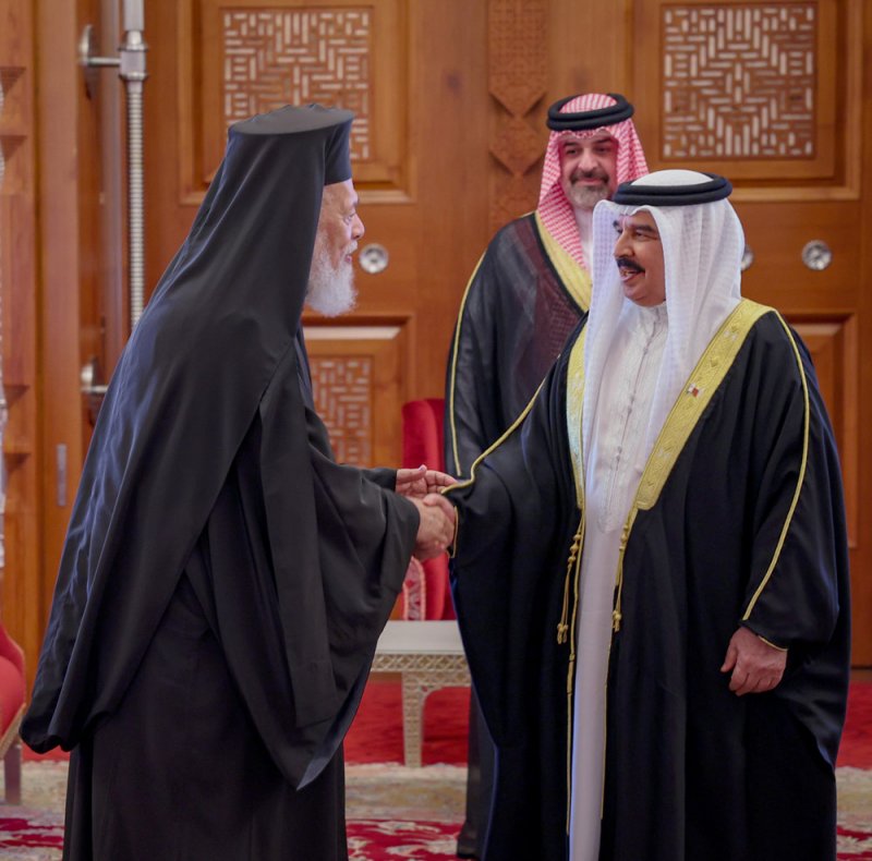 جلالة الملك المعظم يستقبل سيادة المطران نيفون صيقلي المعتمد البطريركي لأنطاكيا وسائر المشرق في روسيا