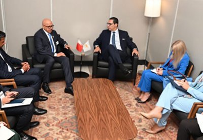 وزير الخارجية يجتمع مع وزير خارجية جمهورية قبرص