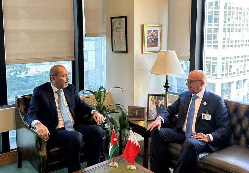 وزير الخارجية يجتمع مع نائب رئيس الوزراء وزير الخارجية والمغتربين في المملكة الأردنية الهاشمية 