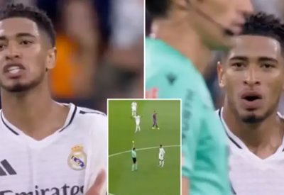 "مقرف" .. بيلنغهام يشتم حكم مباراة ريال مدريد