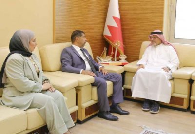 نائب رئيس المجلس الأعلى للقضاء يستقبل رئيس المؤسسة الوطنية لحقوق الإنسان