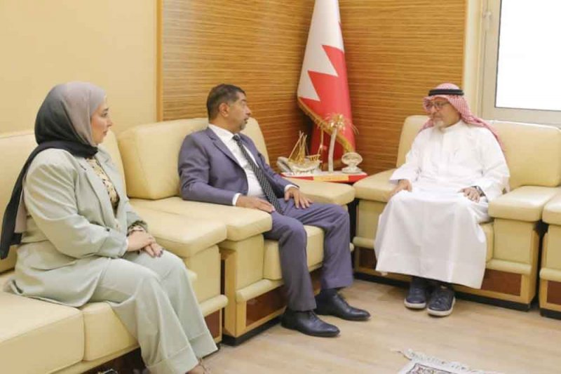 نائب رئيس المجلس الأعلى للقضاء يستقبل رئيس المؤسسة الوطنية لحقوق الإنسان