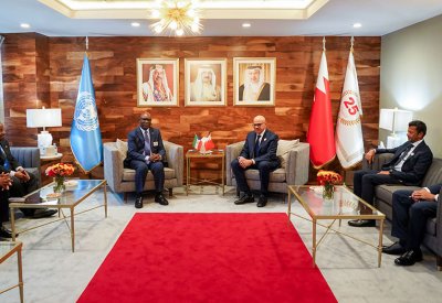 وزير الخارجية يجتمع مع وزير الشؤون الخارجية والتعاون الدولي في جمهورية غينيا الاستوائية