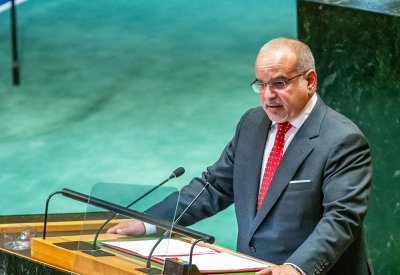 بالفيديو: سمو ولي العهد رئيس مجلس الوزراء يلقي كلمة مملكة البحرين خلال المناقشة العامة لاجتماعات الجمعية العامة للأمم المتحدة