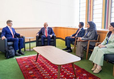وزير الخارجية يجتمع مع رئيس الدورة السابقة للجمعية العامة للأمم المتحدة