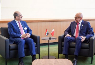 وزير الخارجية يجتمع مع وزير الخارجية والمغتربين في الجمهورية العربية السورية