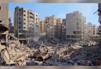 انتشال جثمان حسن نصر الله من موقع الضربة الإسرائيلية