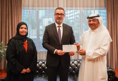 شركة الفنادق الوطنية تتبرع لجمعية دار المحرق لرعاية الوالدين