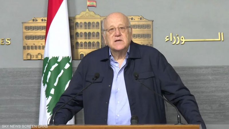 ميقاتي: عملية النزوح الأخيرة قد تكون "الأكبر" في لبنان