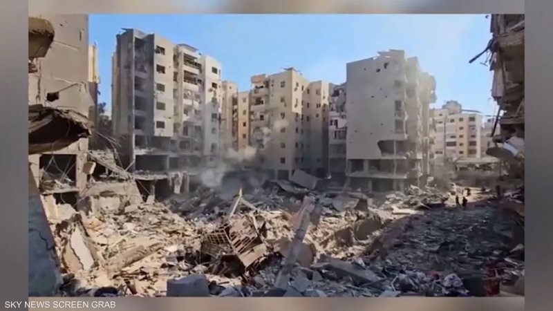 انتشال جثمان حسن نصر الله من موقع الضربة الإسرائيلية