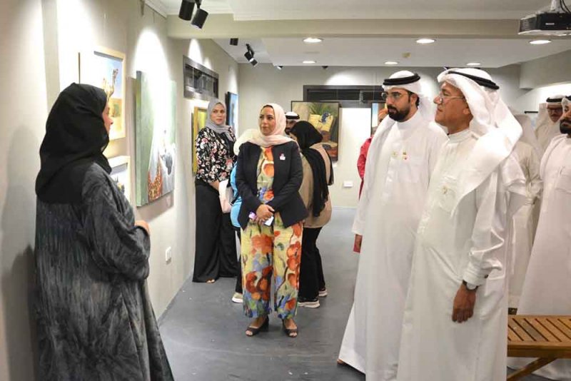محافظ الشمالية يفتتح المعرض الفني التوعوي بمناسبة يوم القلب العالمي