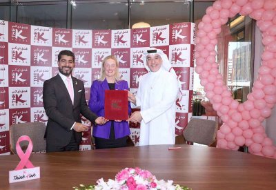فندق "ذي كي" يعلن شراكته مع "جمعية البحرين لسرطان الثدي “Think Pink”
