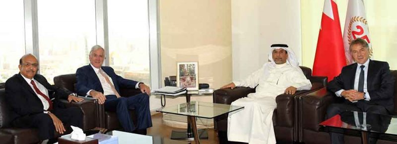 ‎وزير النفط والبيئة يجتمع مع رئيس مجلس ادارة شركة تامبوران ريسورسز الامريكية 