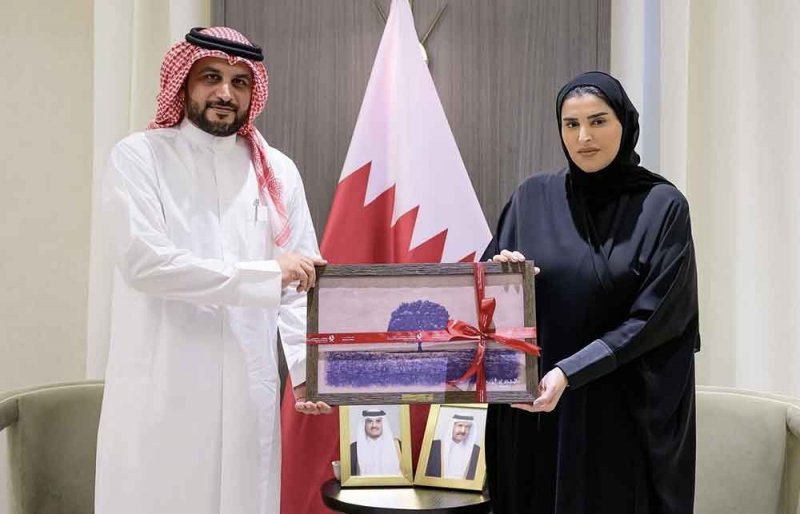 وزيرة التنمية الاجتماعية والأسرة بدولة قطر تستقبل سفير مملكة البحرين في الدوحة