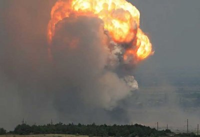 مسؤول روسي: اندلاع حريق في مستودع نفط بالقرم