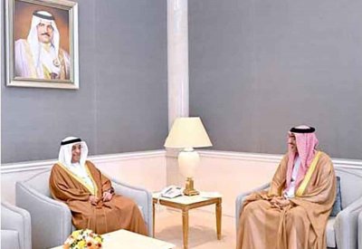 سمو الشيخ محمد بن مبارك آل خليفة يستقبل الرئيس التنفيذي لهيئة المعلومات والحكومة الالكترونية