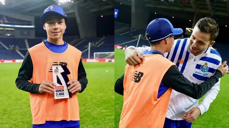 لاعب بورتو يمنح "صبي الكرات" جائزة نجم المباراة