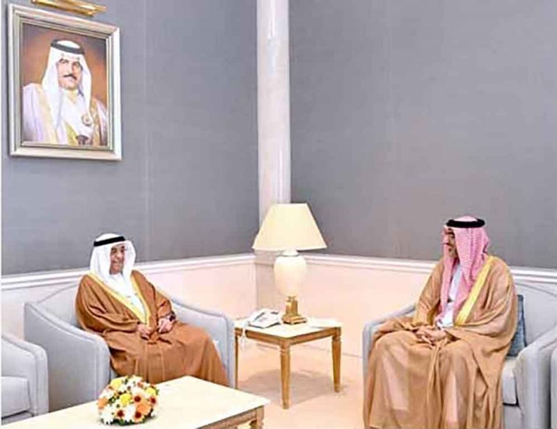 سمو الشيخ محمد بن مبارك آل خليفة يستقبل الرئيس التنفيذي لهيئة المعلومات والحكومة الالكترونية