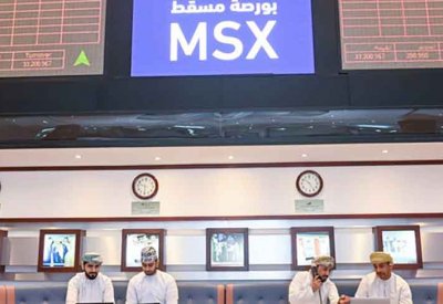 مؤشر بورصة مسقط يغلق مرتفعًا بنسبة 0.12 بالمائة