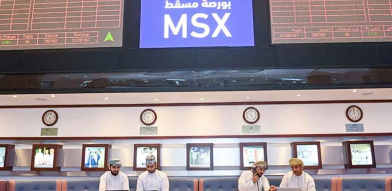 مؤشر بورصة مسقط يغلق مرتفعًا بنسبة 0.12 بالمائة