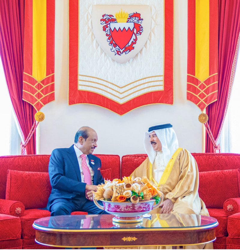 جلالة الملك المعظم يستقبل رئيس مجلس إدارة مجموعة اللولو