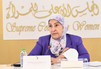 نائبة رئيسة "الأعلى للمرأة" تعقد جلسة حوارية مع أعضاء المكتب التنفيذي للجنة الشباب بالمجلس