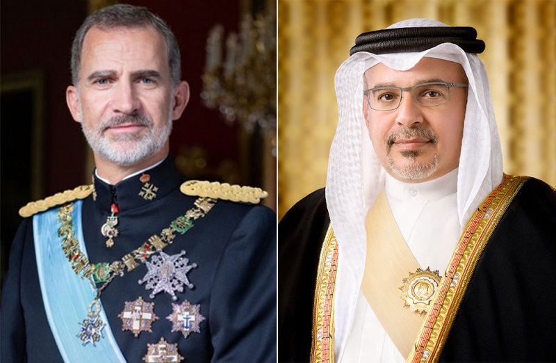 سمو ولي العهد رئيس مجلس الوزراء يهنئ ملك إسبانيا بذكرى العيد الوطني