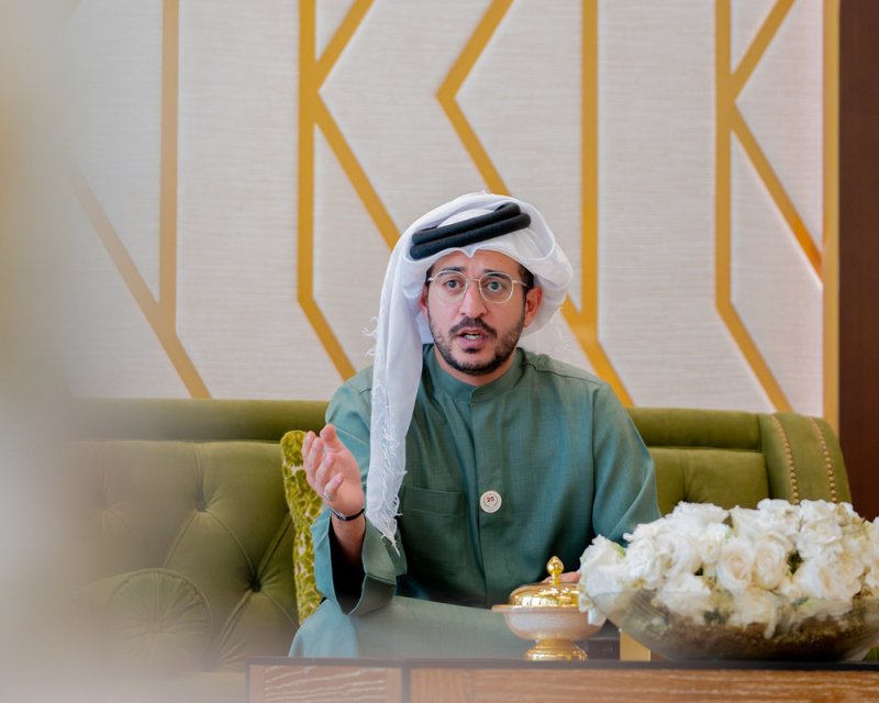 خالد بن حمد يستقبل المنتخبات المتأهلة لبطولة العالم ومنتخب الأشبال بطل العرب
