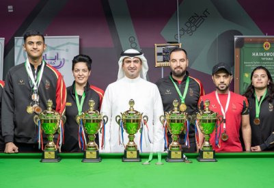 البحرين تحصد المركز الأول في البطولة العربية للبليارد والسنوكر